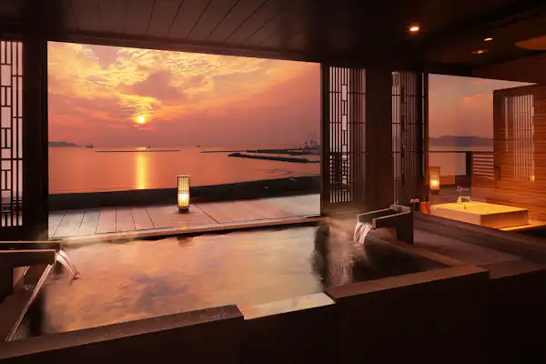 Kamar mandi terbuka pribadi