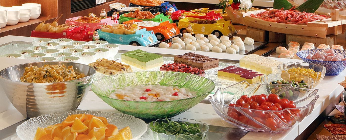 種類豐富的自助餐