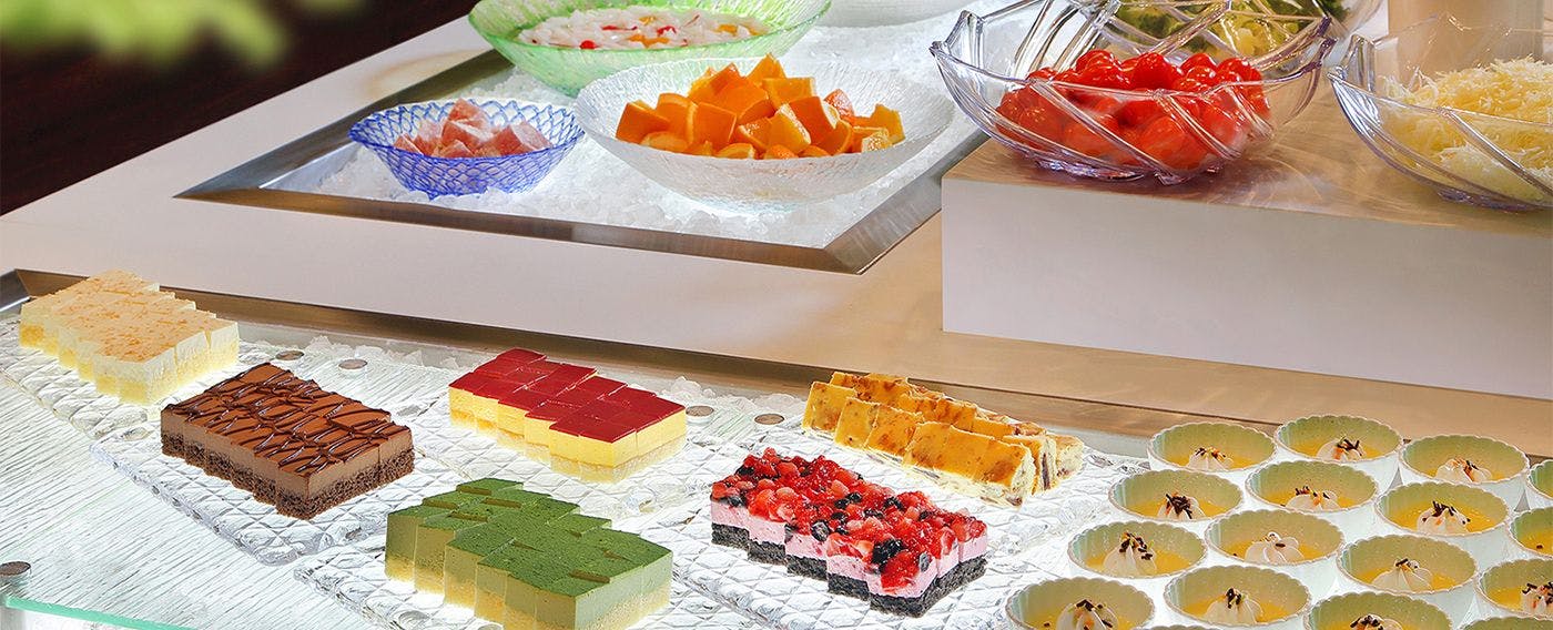 有許多甜點可供選擇。