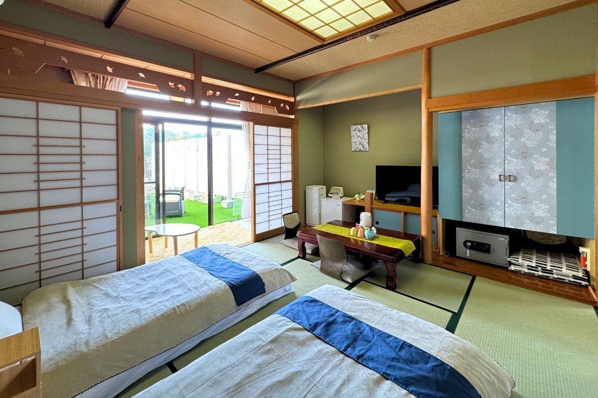 ห้องพักเตียงสไตล์ญี่ปุ่น - Irodori พร้อมระเบียงดาดฟ้า