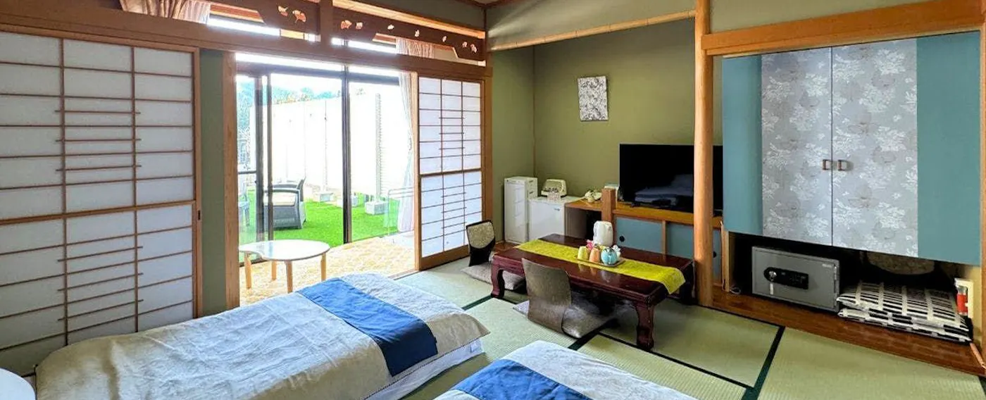 ห้องพักเตียงสไตล์ญี่ปุ่น - Irodori พร้อมระเบียงดาดฟ้า