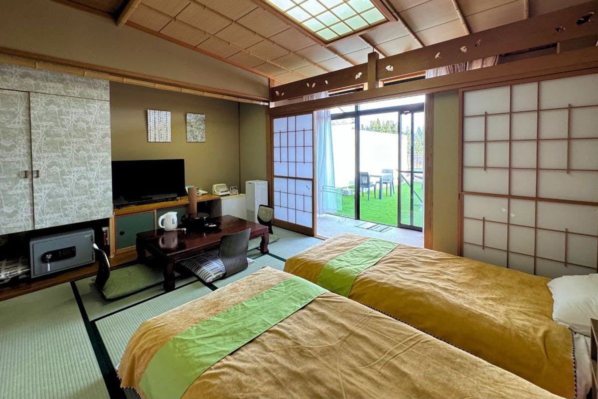 ห้องพักเตียงสไตล์ญี่ปุ่น - Irodori พร้อมระเบียงดาดฟ้า