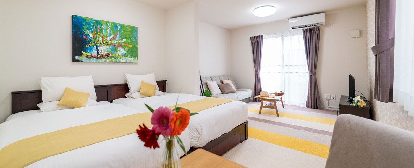 스탠다드 트윈룸 내부