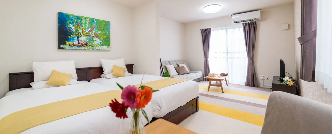 스탠다드 트윈룸 내부