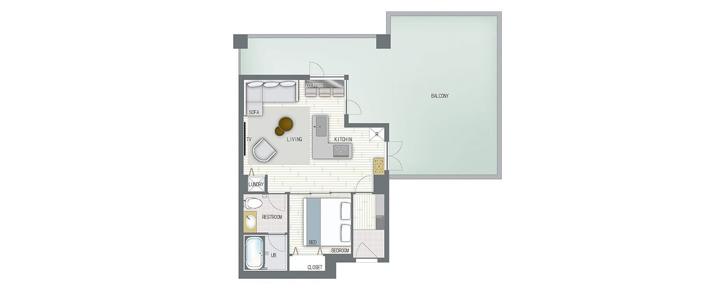 แผนผังห้องคลับคอร์เนอร์