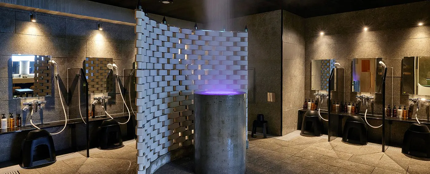 ห้องอาบน้ำรวม พื้นที่อาบน้ำ