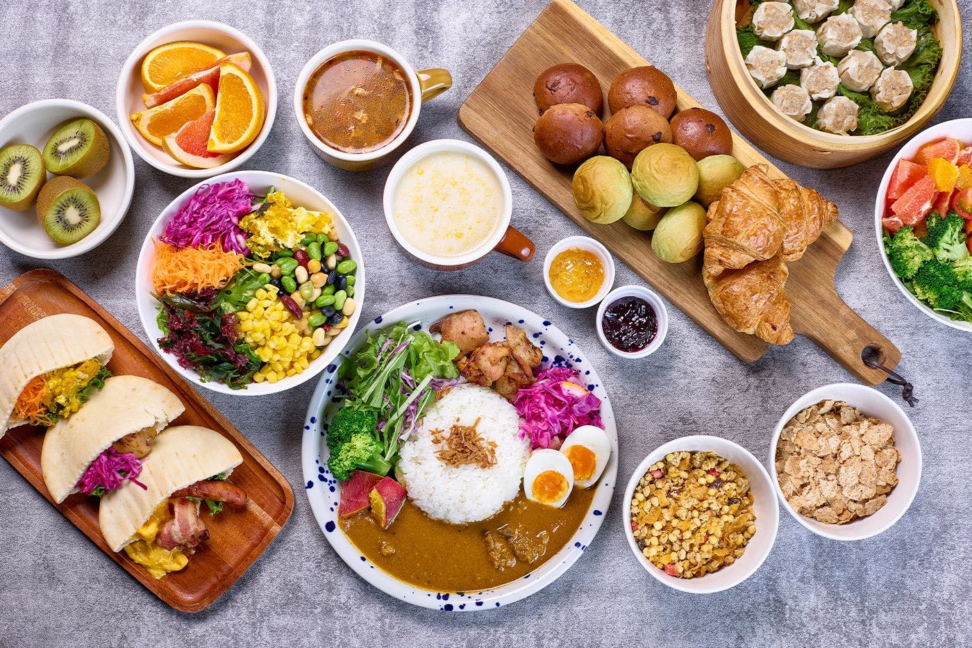 บุฟเฟ่ต์อาหารเช้า