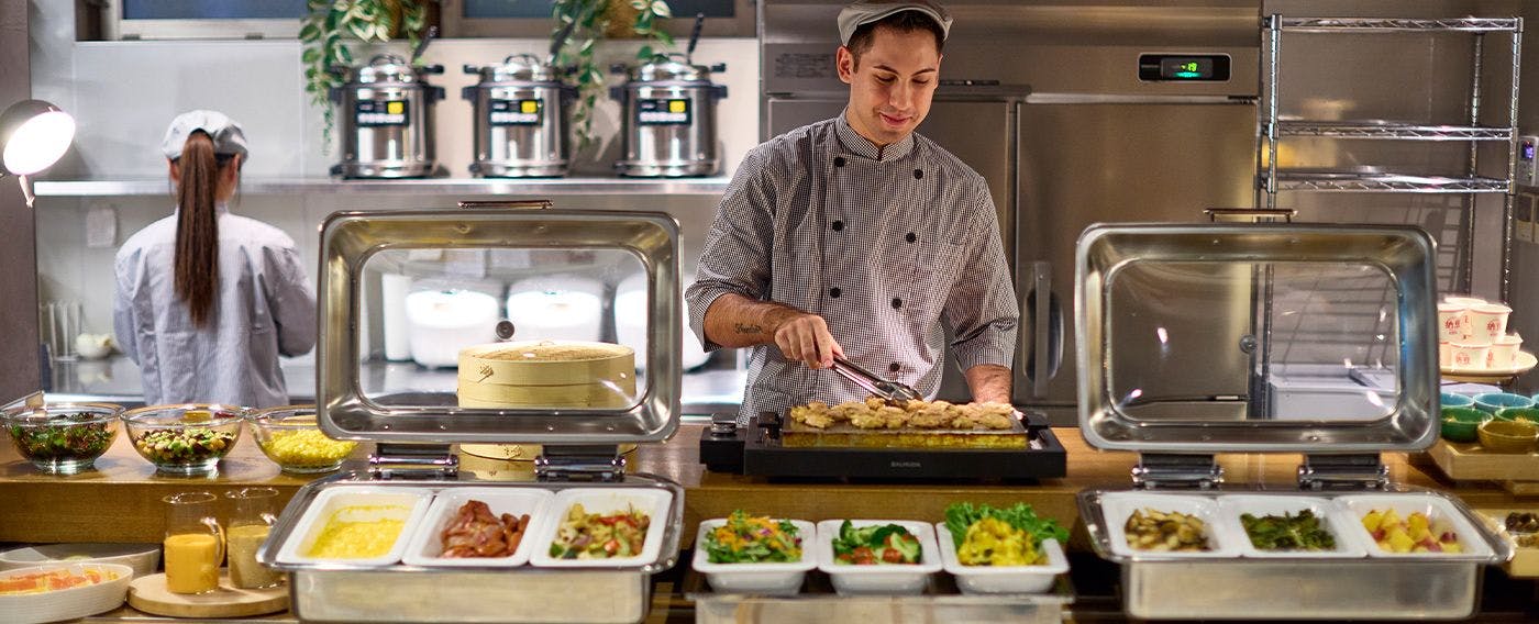 บุฟเฟ่ต์อาหารเช้า