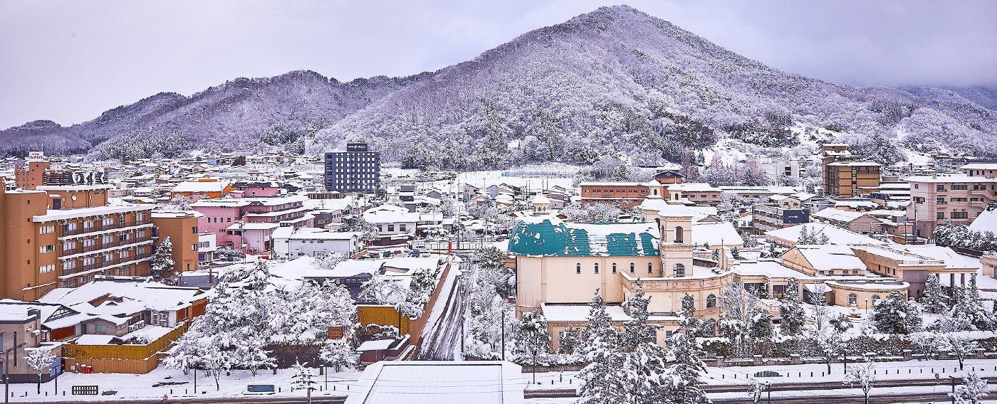 ย่านเมืองเทนโด จังหวัดยามากาตะ