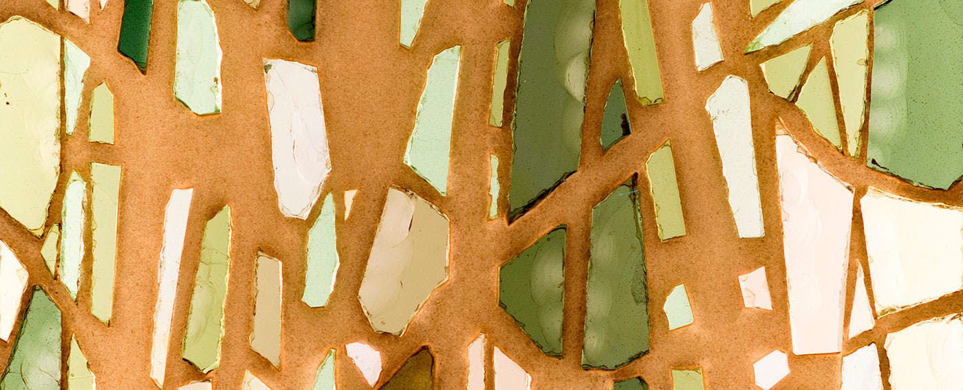 スカルプチャードグラス