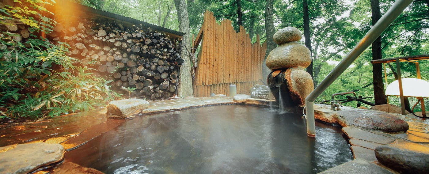 貸切露天風呂「雪待ち」