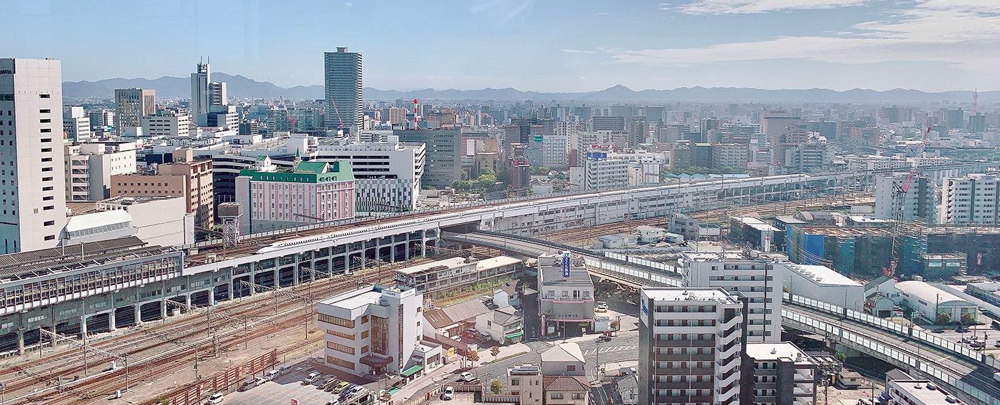 객실에서의 전망