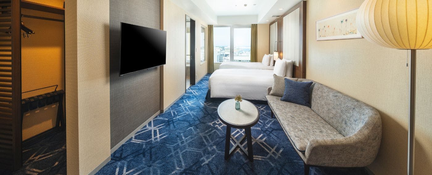 ปรับปรุงใหม่ในปี 2024【ห้องพรีเมียร์เบย์ไซด์วิวบาธทวิน ชั้น 11-13 ขนาด 35 ตารางเมตร】