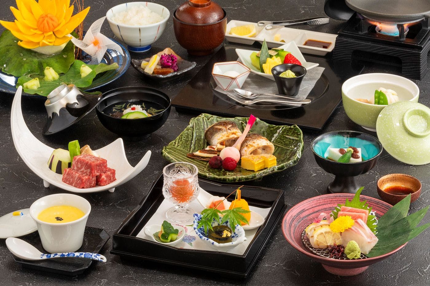 山水のこころ懐石「旬夏秋冬」