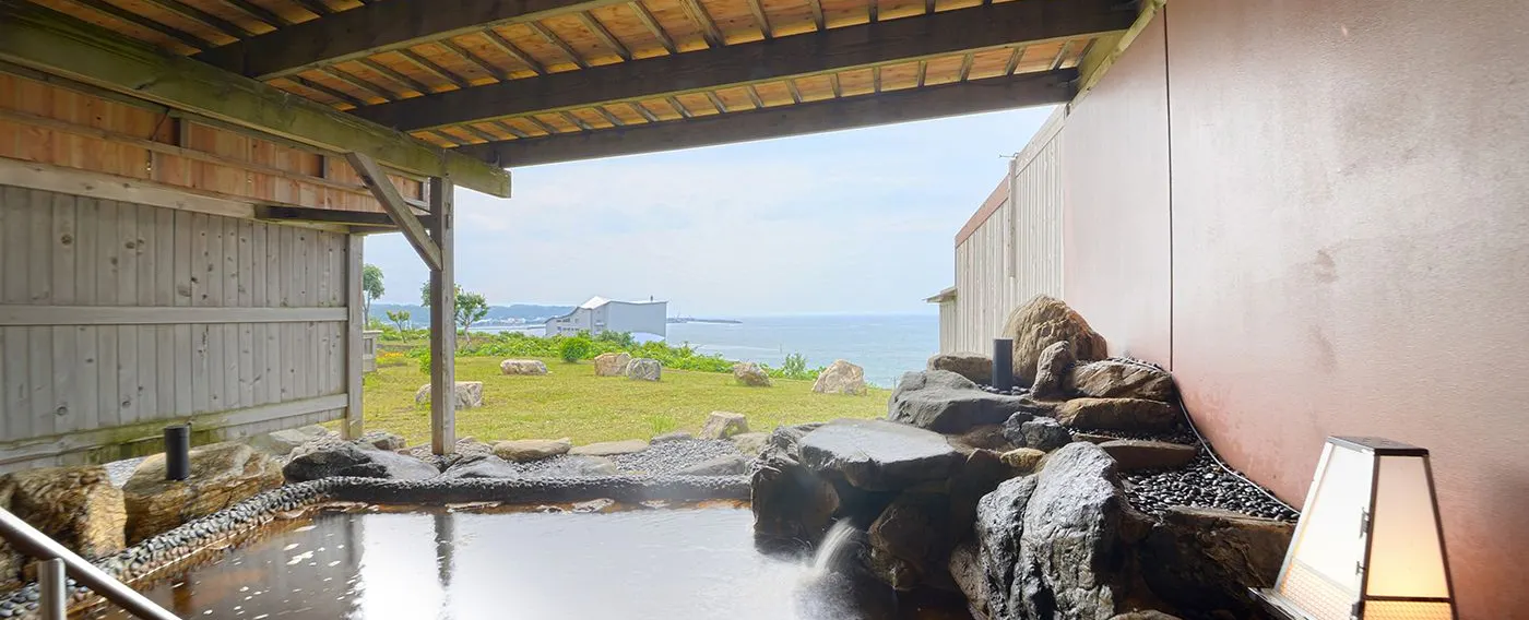 和風露天風呂 夏