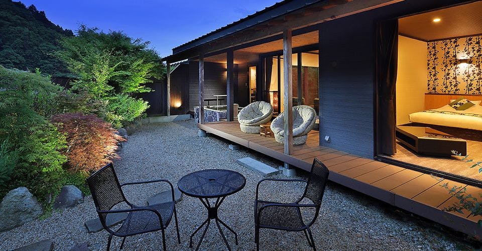 全室露天風呂付きの離れ