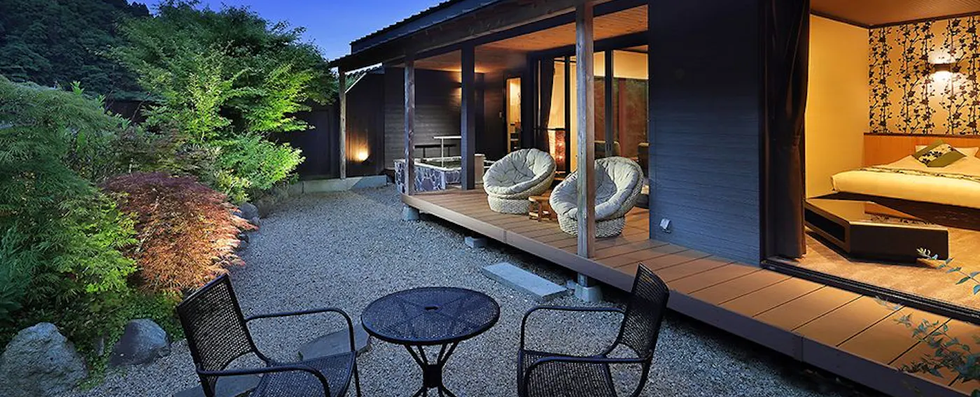 全室露天風呂付きの離れ