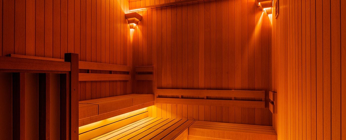 บ่อน้ำพุร้อนมันเท็น: ซาวน่าแห้ง