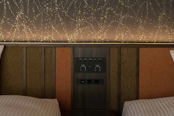 เตียงในห้องพัก