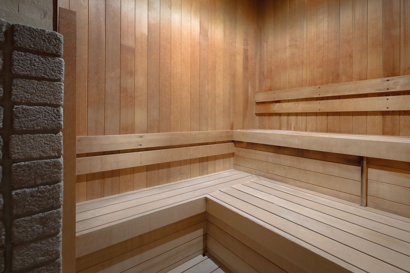 목욕장 내에는 드라이 사우나도 준비되어 있습니다.