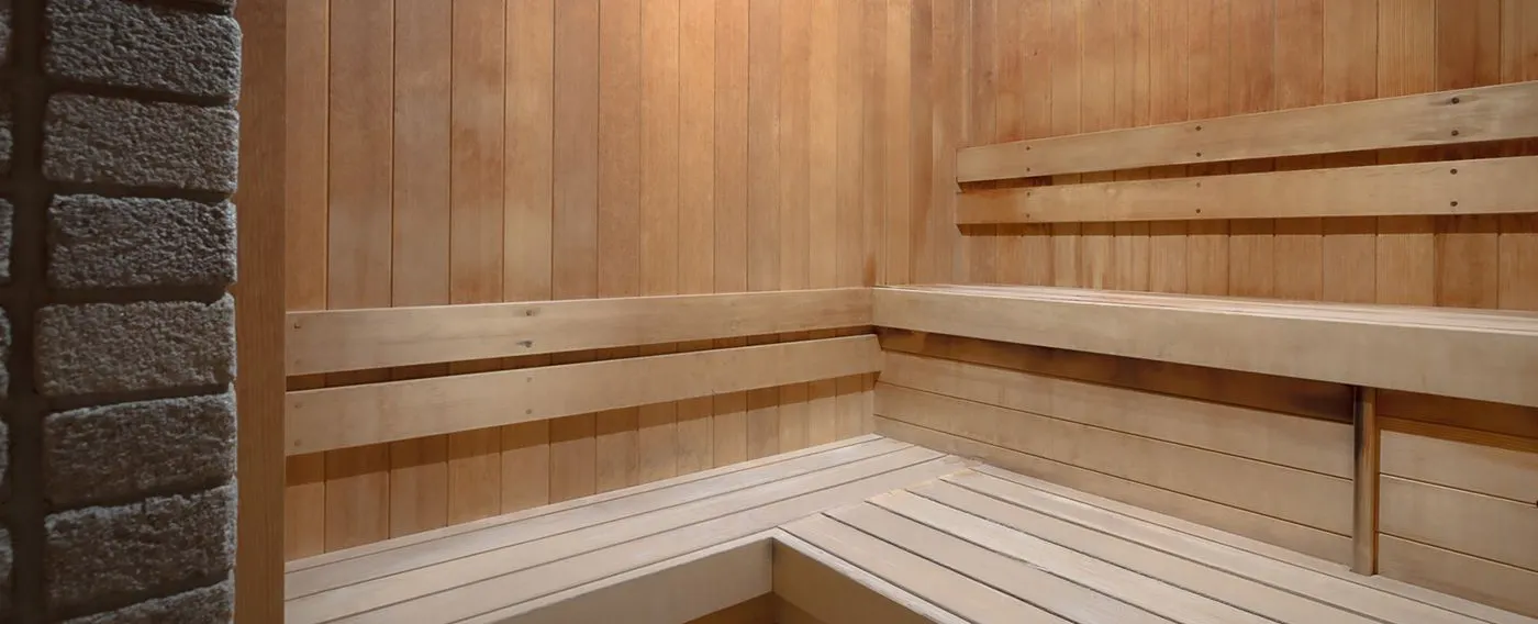 목욕장 내에는 드라이 사우나도 준비되어 있습니다.