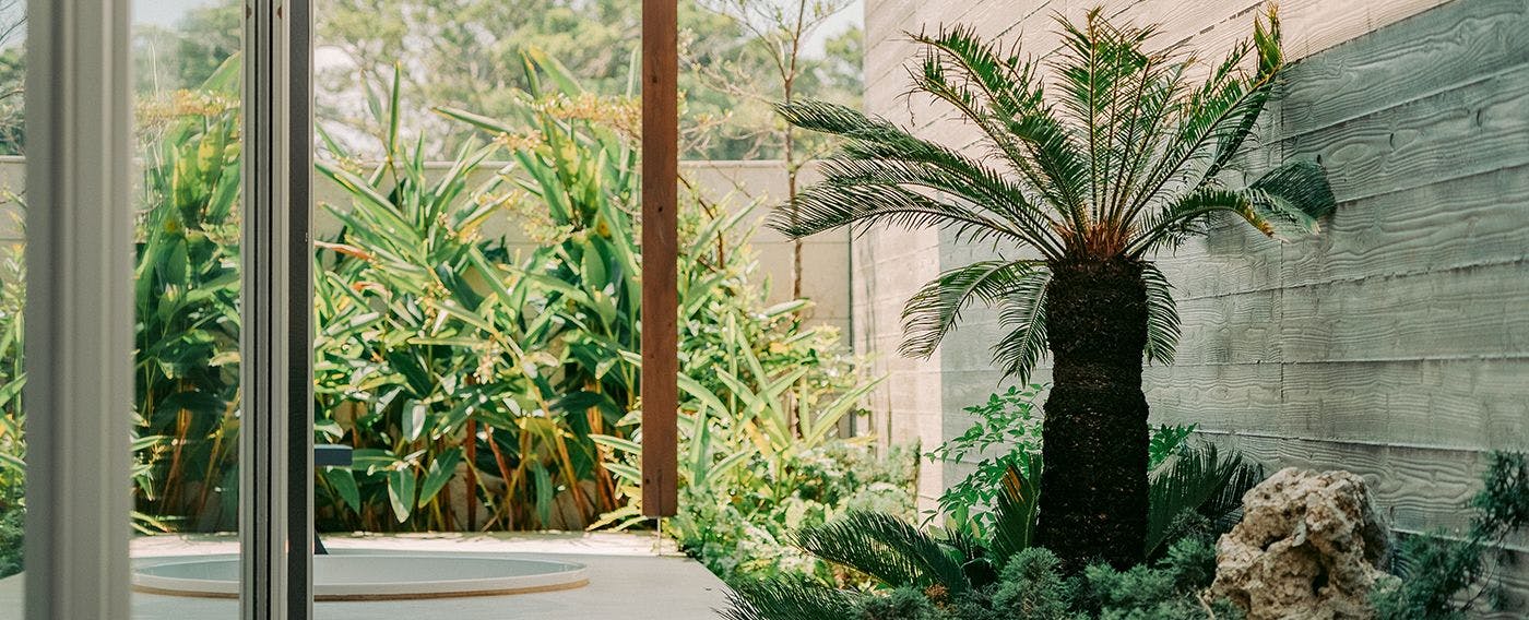 客房露天温泉浴池