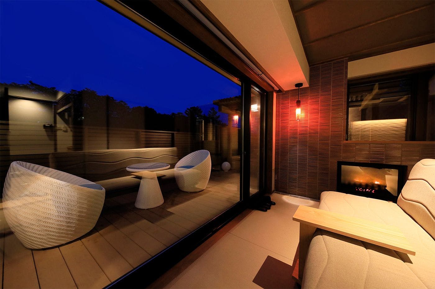 【玲瓏】附有兩個露天浴池的和式現代特別房