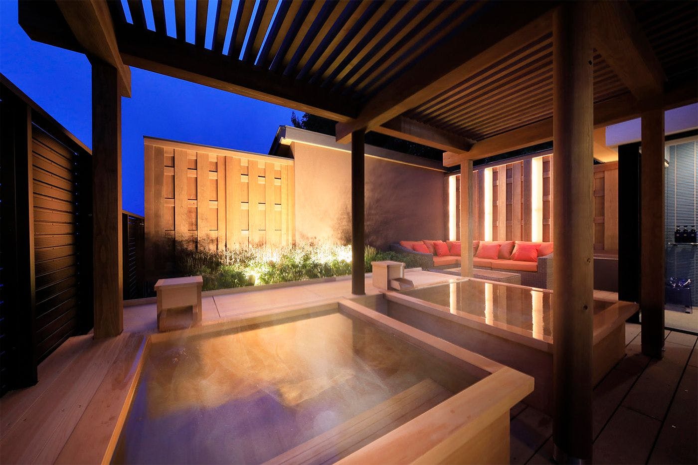 【玲瓏】附有兩個露天浴池的和式現代特別房