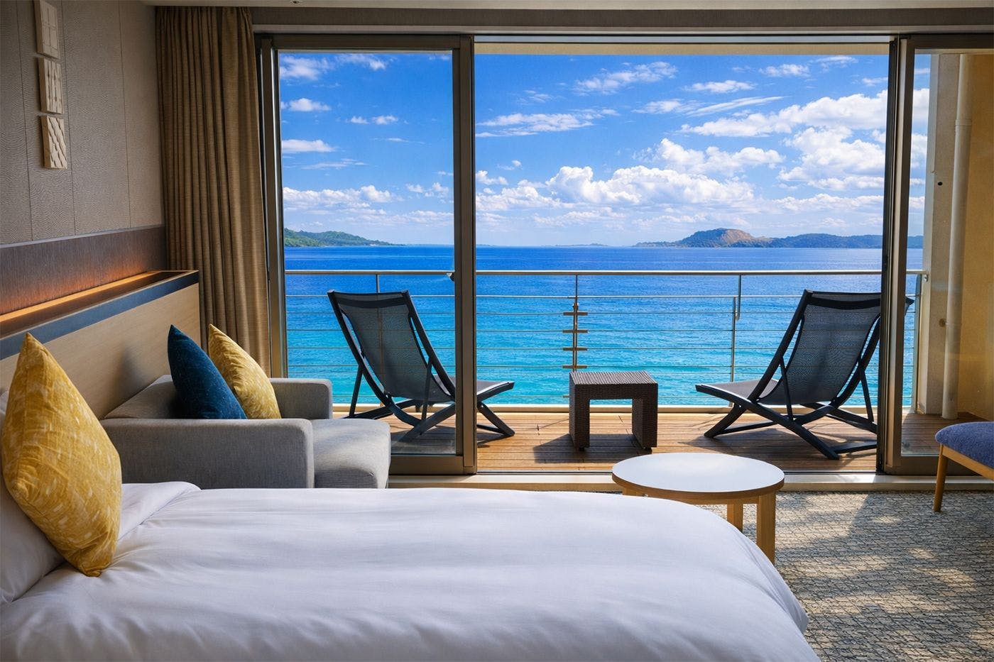 ウッドデッキ付き客室