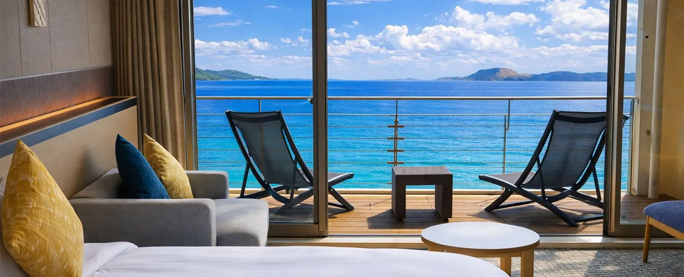 ウッドデッキ付き客室