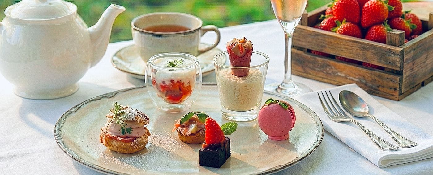 เก็บสตรอว์เบอร์รีสดจากสวน