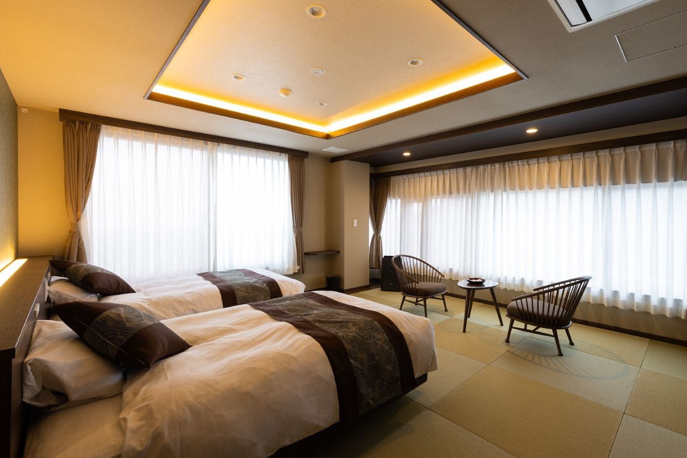 ห้องพักพร้อมอ่างอาบน้ำกลางแจ้ง