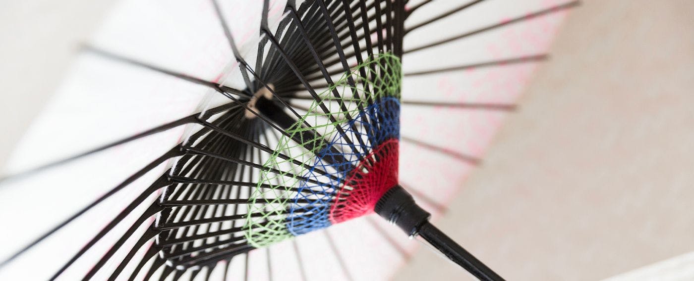 ร่มตกแต่งภายในห้องพัก