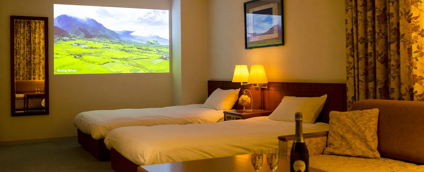 ตัวอย่างห้องพักแบบเธียเตอร์สวีท