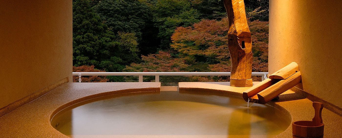 包租露天溫泉「白鷺」「川蝉」