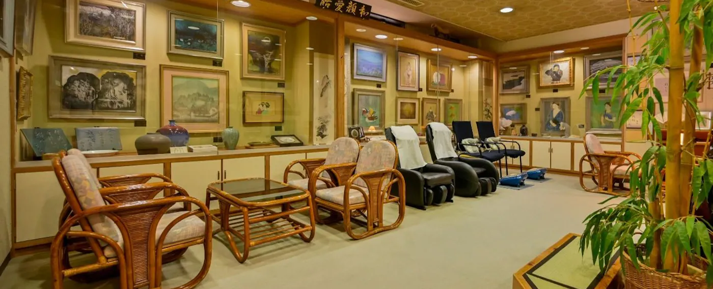 พื้นที่พักผ่อนหลังแช่ออนเซ็น