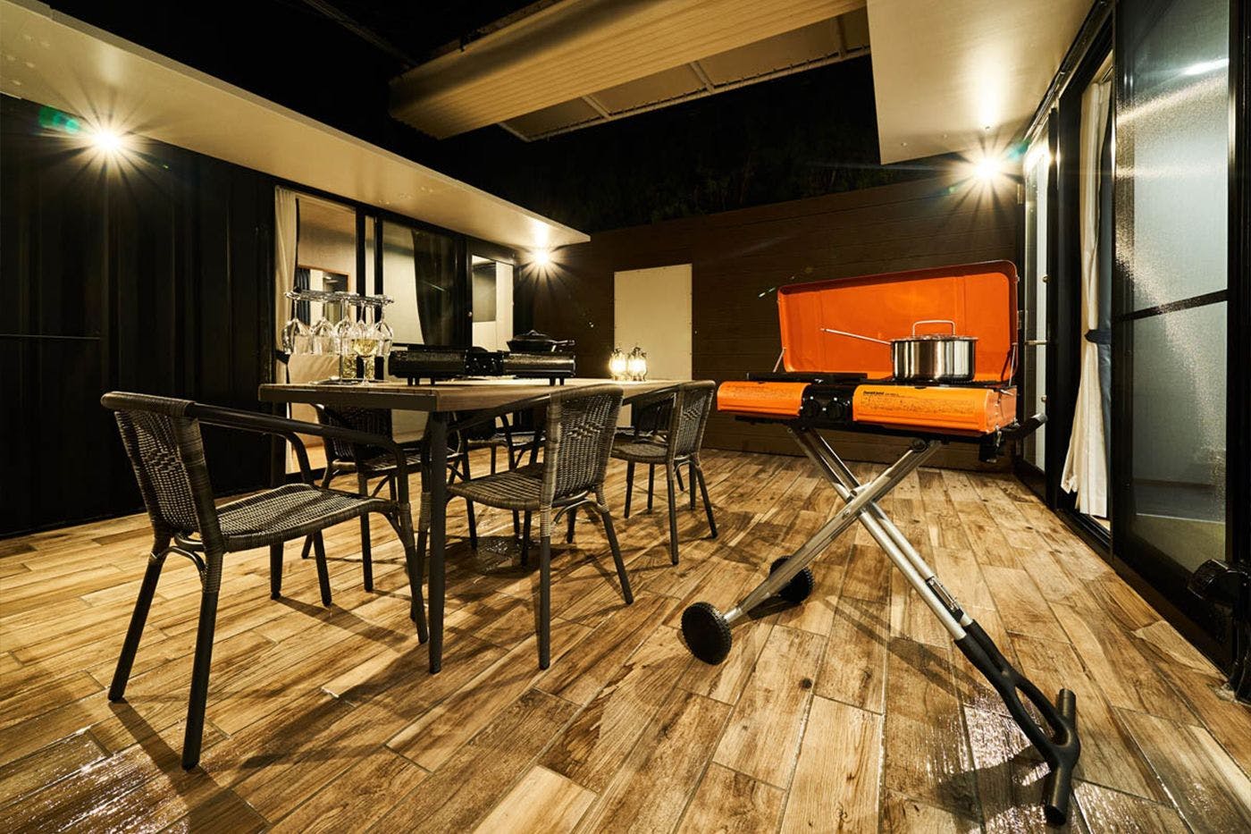 ระเบียง เตาย่างบาร์บีคิว