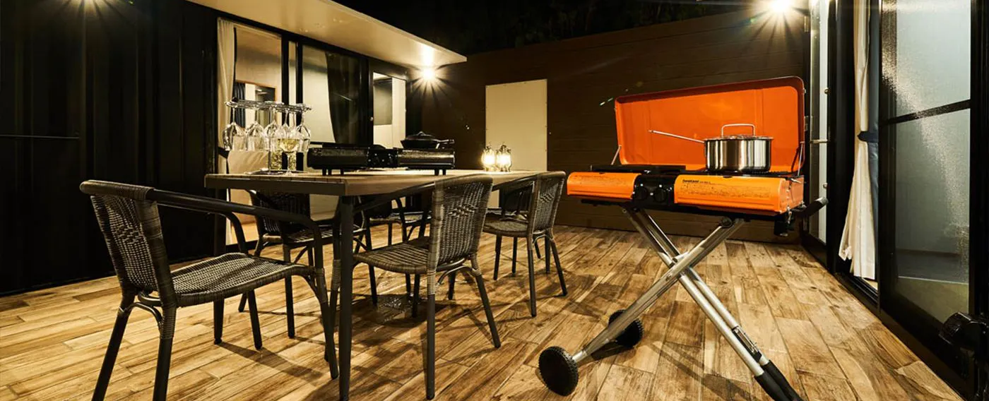 ระเบียง เตาย่างบาร์บีคิว