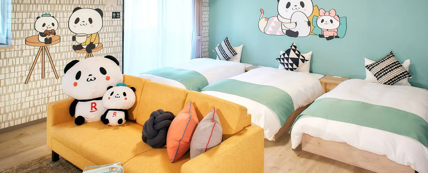 Bilik Panda Membeli-belah - Triple