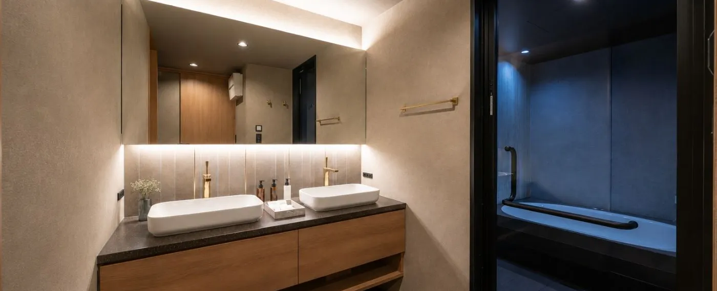 Fasilitas kamar mandi dan dapur