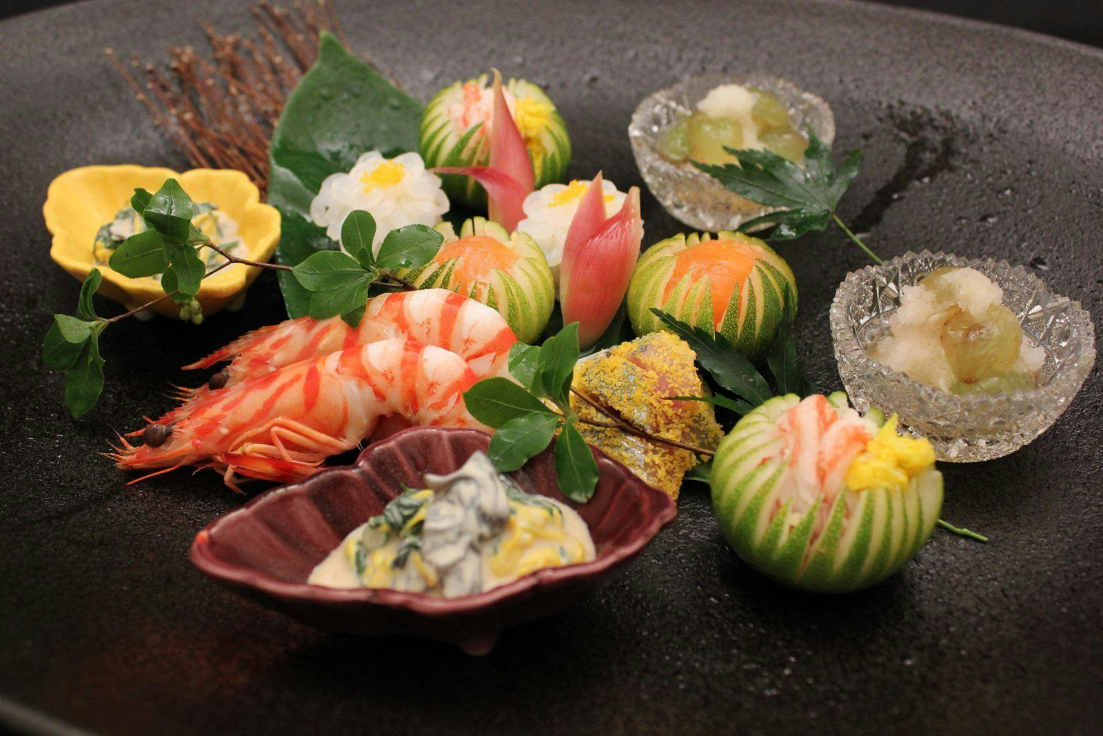 彩り豊かな懐石料理