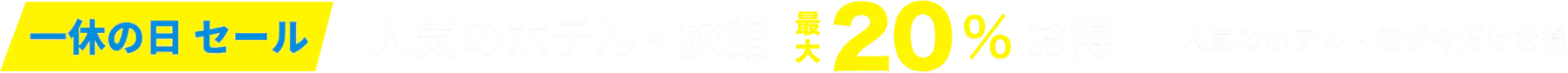 一休の日セール(20%)