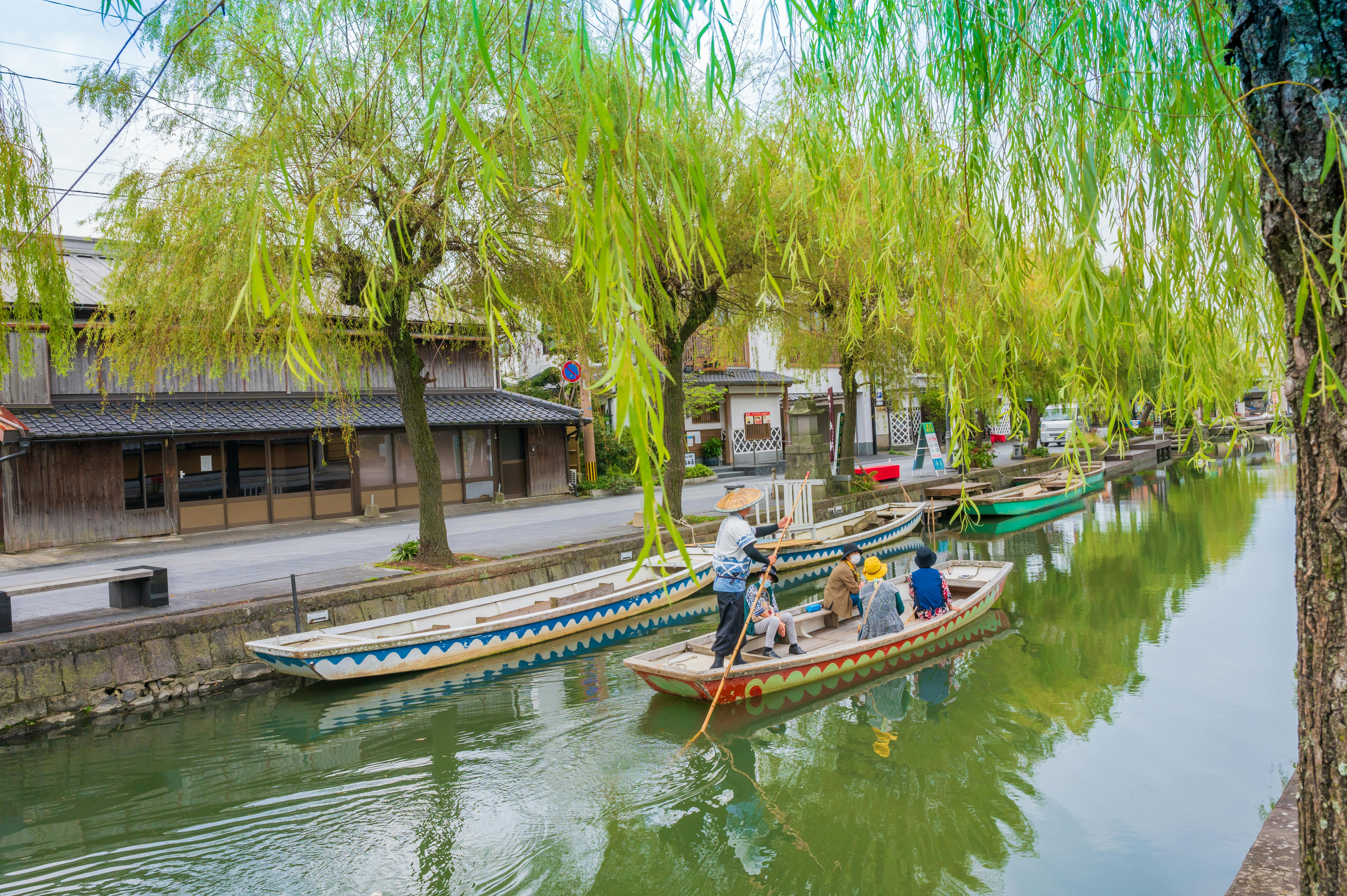 เที่ยวฟุกุโอกะ ล่องเรือ ที่ เมืองน้ำยานากะวะ 