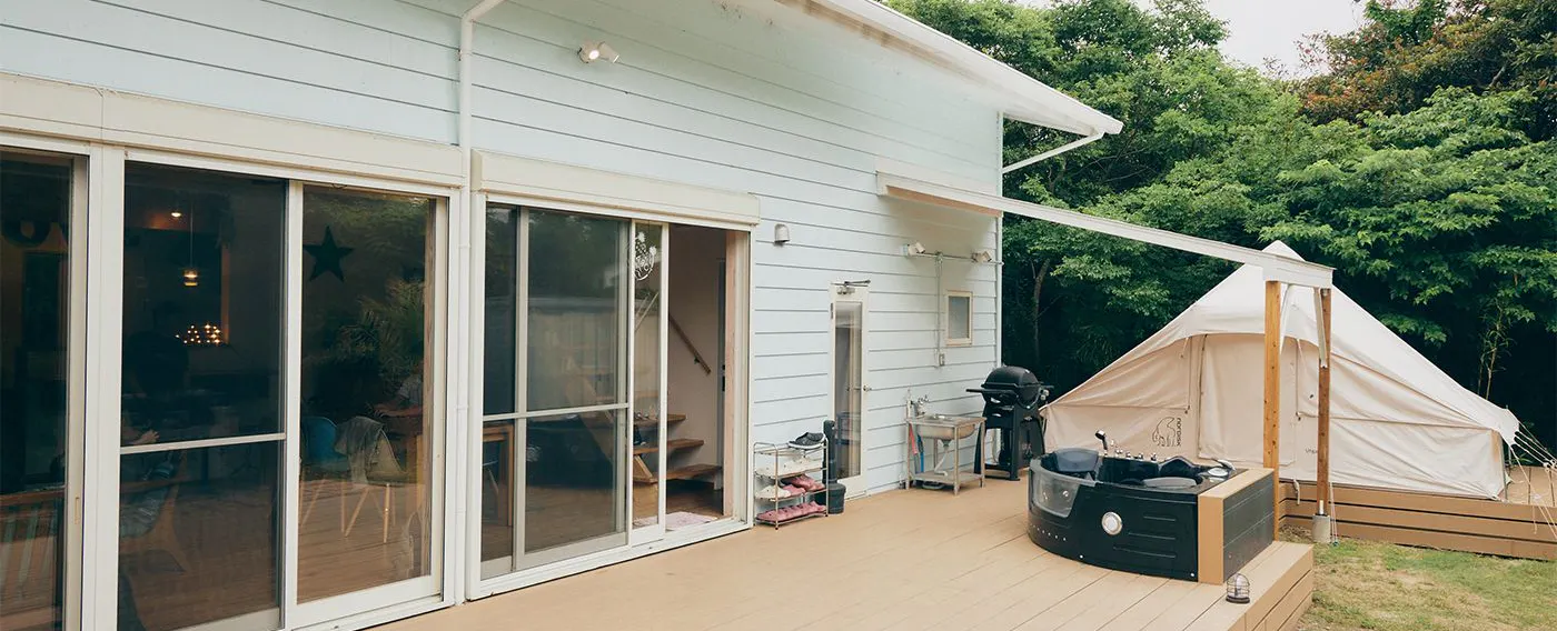 テラスダイニングゾーン