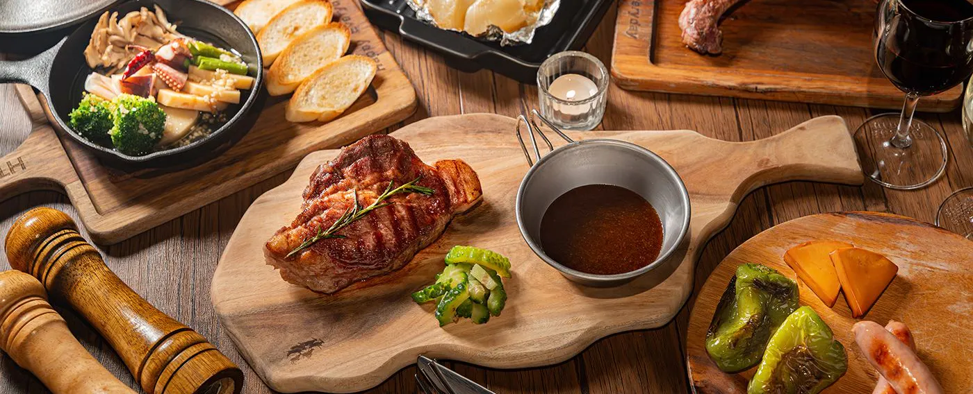 BBQコースディナー