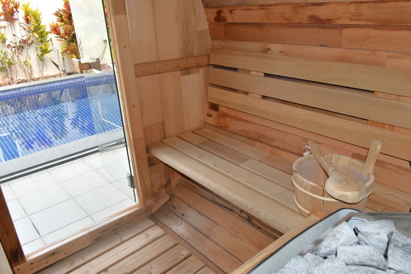 ซาวน่าส่วนตัว