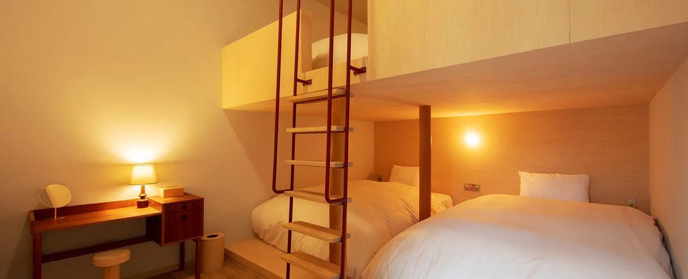 SHIRO SUITE サブベッドルーム(2段ベッド)