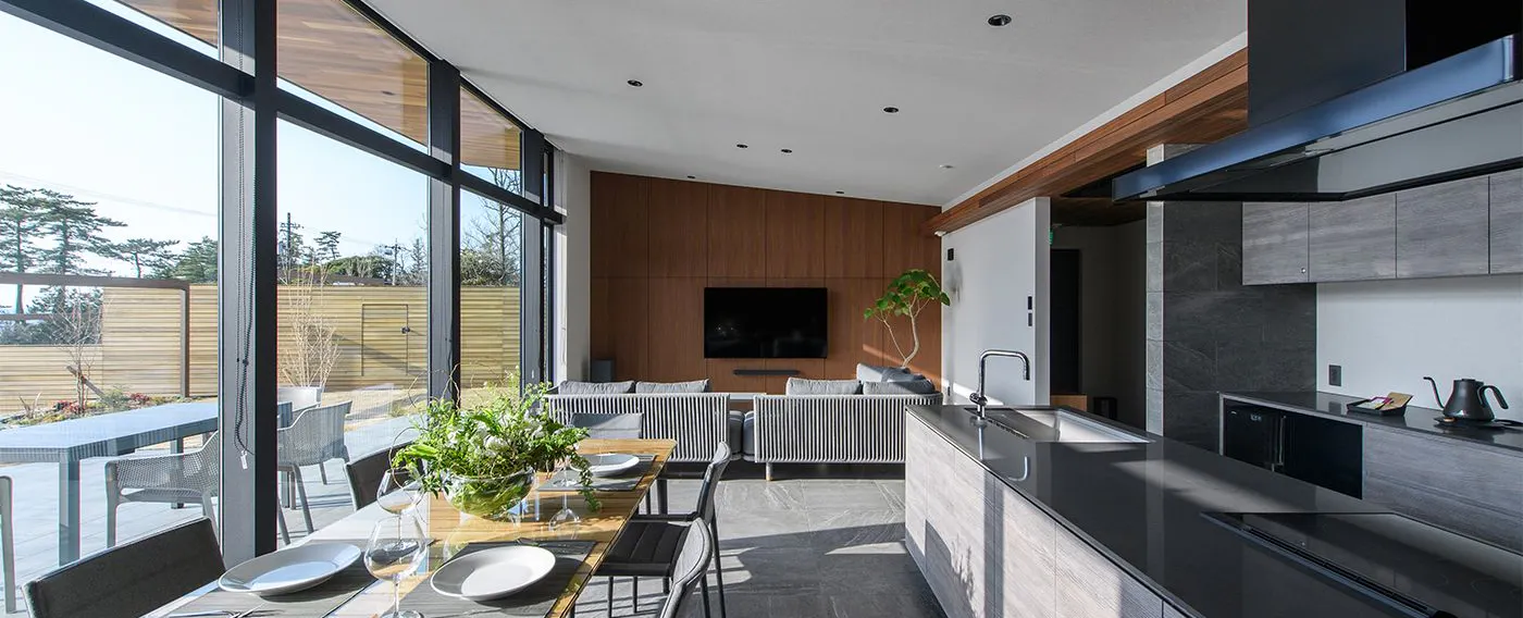 ห้องนั่งเล่นและห้องรับประทานอาหาร