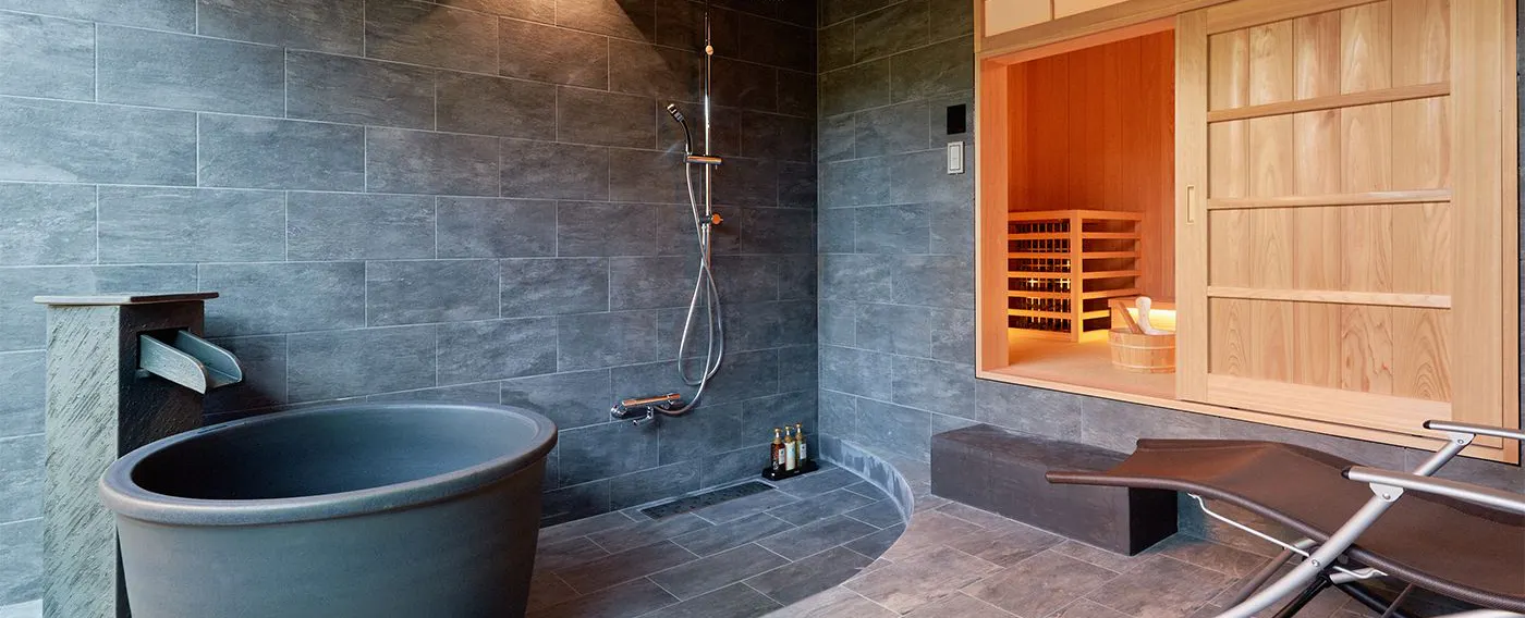 サウナ付きバスブース