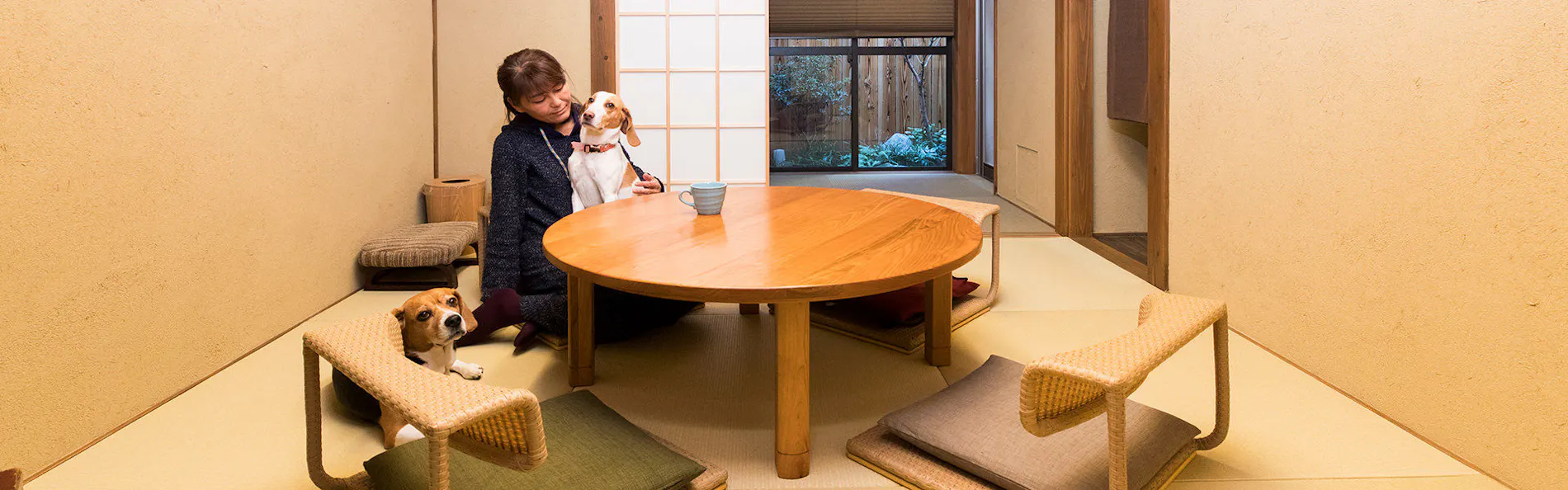 愛犬・愛猫と泊まれる京町家一棟貸し 洛龍菴 一条かりん